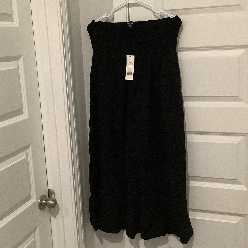 ME+EM Black Maxi Tube Dress, Brand New